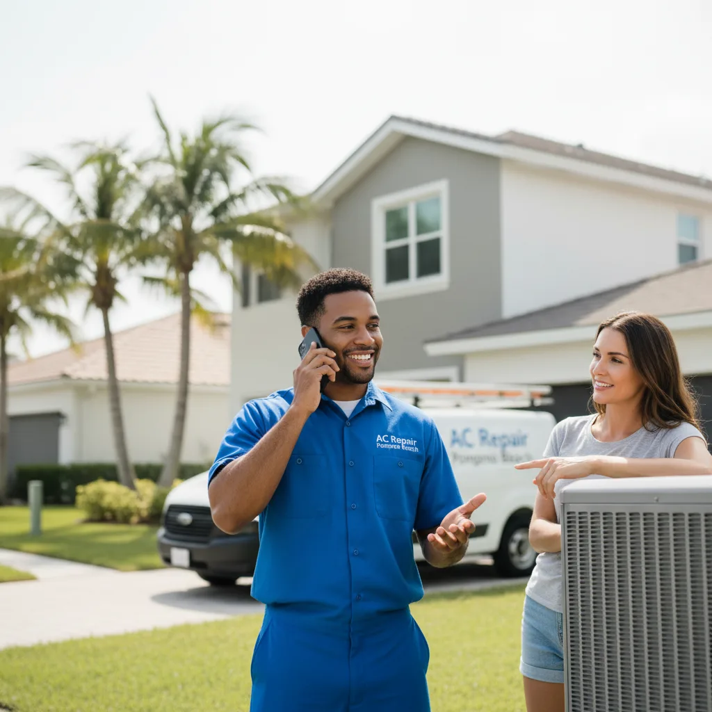 AC Repair Pompano Beach customer support in Henry